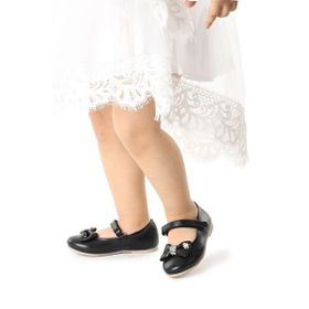 Kiko Kids Withbow Cilt Cırtlı Fiyonklu Kız Çocuk Babet Ayakkabı