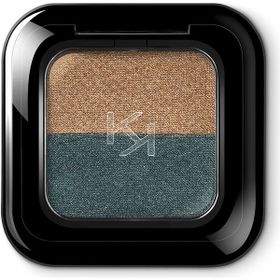 Kiko New Bright Duo Eyeshadow 15 Classic Gold - Green Teal Göz Farı