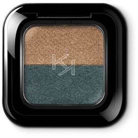 Kiko New Bright Duo Eyeshadow 15 Classic Gold - Green Teal Göz Farı