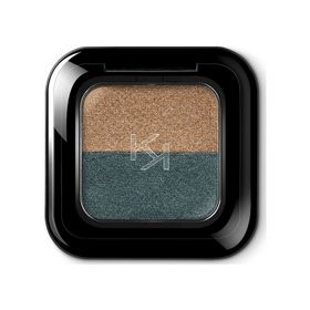 Kiko New Bright Duo Eyeshadow 15 Classic Gold - Green Teal Göz Farı
