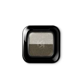 Kiko New Bright Duo Eyeshadow 16 Warm Silver / Jungle Green Göz Farı