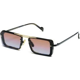 Kilian Magico C1 57 Unisex Dikdörtgen Gold Metal Güneş Gözlüğü
