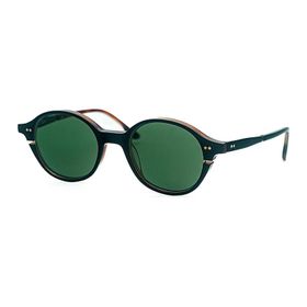 Kilian Mille C1 48 Yuvarlak Siyah Kahverengi Kemik Unisex Güneş Gözlüğü