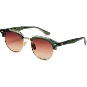 Kilian Vita C4 53 Unisex Yuvarlak Şeffaf Yeşil Kemik Güneş Gözlüğü