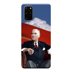 Kılıf Merkezi 101 Samsung Galaxy S20 Plus SM-G985F Atatürk Baskılı Silikon Kılıf