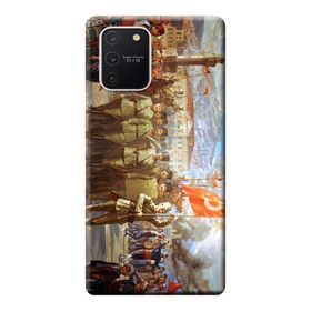 Kılıf Merkezi 102 Samsung Galaxy S10 Lite SM-G770F Zafer Bayramı Baskılı Silikon Kılıf