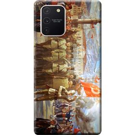 Kılıf Merkezi 102 Samsung Galaxy S10 Lite SM-G770F Zafer Bayramı Baskılı Silikon Kılıf