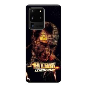 Kılıf Merkezi 110 Samsung Galaxy S20 Ultra SM-G988B Atam İzindeyiz Baskılı Silikon Kılıf