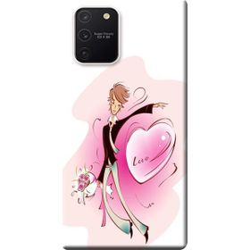 Kılıf Merkezi 115 Samsung Galaxy S10 Lite SM-G770F Buketli Adam Baskılı Silikon Kılıf