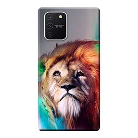 Kılıf Merkezi 138 Samsung Galaxy S10 Lite SM-G770F Aslan Kral Baskılı Silikon Kılıf