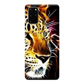 Kılıf Merkezi 145 Samsung Galaxy S20 Plus SM-G985F Leopar Baskılı Silikon Kılıf
