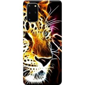 Kılıf Merkezi 145 Samsung Galaxy S20 Plus SM-G985F Leopar Baskılı Silikon Kılıf