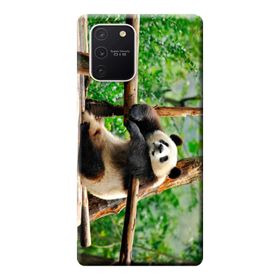 Kılıf Merkezi 181 Samsung Galaxy S10 Lite SM-G770F Panda Baskılı Silikon Kılıf