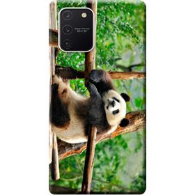 Kılıf Merkezi 181 Samsung Galaxy S10 Lite SM-G770F Panda Baskılı Silikon Kılıf