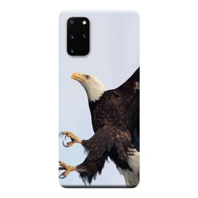 Kılıf Merkezi 189 Samsung Galaxy S20 Plus SM-G985F Kartal Baskılı Silikon Kılıf
