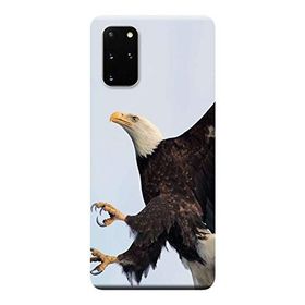 Kılıf Merkezi 189 Samsung Galaxy S20 Plus SM-G985F Kartal Baskılı Silikon Kılıf