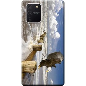 Kılıf Merkezi 190 Samsung Galaxy S10 Lite SM-G770F Kartal Baskılı Silikon Kılıf
