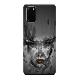 Kılıf Merkezi 213 Samsung Galaxy S20 Plus SM-G985F Face Women Baskılı Silikon Kılıf