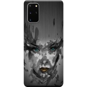 Kılıf Merkezi 213 Samsung Galaxy S20 Plus SM-G985F Face Women Baskılı Silikon Kılıf