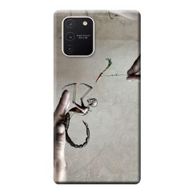 Kılıf Merkezi 239 Samsung Galaxy S10 Lite SM-G770F Abstract Baskılı Silikon Kılıf