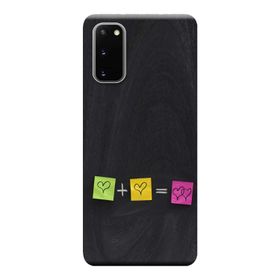 Kılıf Merkezi 302 Samsung Galaxy S20 SM-G980F Kalp Baskılı Silikon Kılıf
