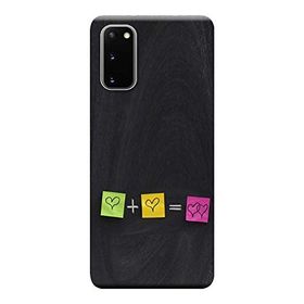 Kılıf Merkezi 302 Samsung Galaxy S20 SM-G980F Kalp Baskılı Silikon Kılıf