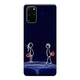 Kılıf Merkezi 306 Samsung Galaxy S20 Plus SM-G985F Aşk Baskılı Silikon Kılıf