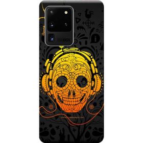 Kılıf Merkezi 309 Samsung Galaxy S20 Ultra SM-G988B Kuru Kafa Baskılı Silikon Kılıf