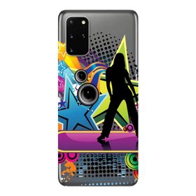 Kılıf Merkezi 312 Samsung Galaxy S20 Plus SM-G985F Dans Fest Baskılı Silikon Kılıf