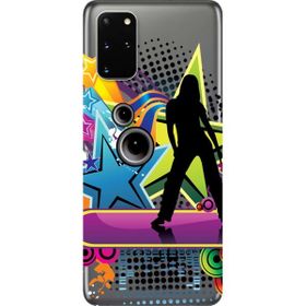 Kılıf Merkezi 312 Samsung Galaxy S20 Plus SM-G985F Dans Fest Baskılı Silikon Kılıf