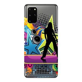 Kılıf Merkezi 312 Samsung Galaxy S20 Plus SM-G985F Dans Fest Baskılı Silikon Kılıf