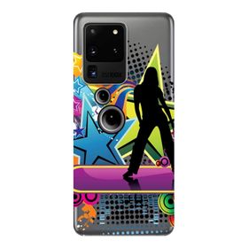 Kılıf Merkezi 312 Samsung Galaxy S20 Ultra SM-G988B Dans Fest Baskılı Silikon Kılıf