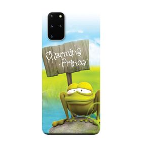 Kılıf Merkezi 479 Samsung Galaxy S20 Plus SM-G985F Kurbağa Prens Baskılı Silikon Kılıf