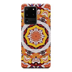 Kılıf Merkezi 512 Samsung Galaxy S20 Ultra SM-G988B Vektör Baskılı Silikon Kılıf