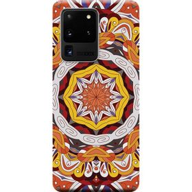 Kılıf Merkezi 512 Samsung Galaxy S20 Ultra SM-G988B Vektör Baskılı Silikon Kılıf