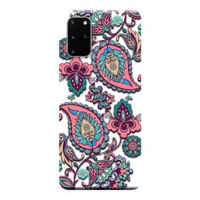 Kılıf Merkezi 525 Samsung Galaxy S20 Plus SM-G985F Vektör Baskılı Silikon Kılıf