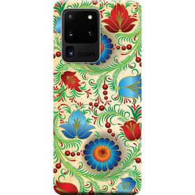 Kılıf Merkezi 533 Samsung Galaxy S20 Ultra SM-G988B Vektör Baskılı Silikon Kılıf