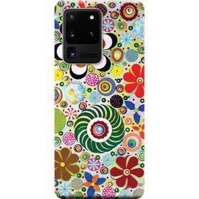 Kılıf Merkezi 535 Samsung Galaxy S20 Ultra SM-G988B Vektör Baskılı Silikon Kılıf