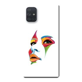 Kılıf Merkezi 564 Samsung Galaxy A71 SM-A715F Face Baskılı Silikon Kılıf