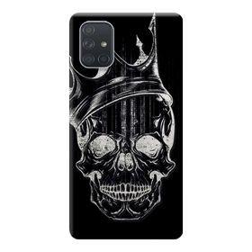 Kılıf Merkezi 582 Samsung Galaxy A71 SM-A715F Kuru Kafa Baskılı Silikon Kılıf