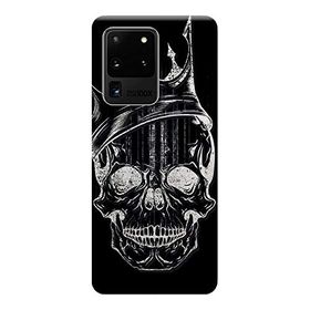Kılıf Merkezi 582 Samsung Galaxy S20 Ultra SM-G988B Kuru Kafa Baskılı Silikon Kılıf