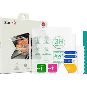 Kilifplus Galaxy Z Flip 3 Zore Hizalama Aparatlı S-Fit Body Şeffaf Ekran Koruyucu