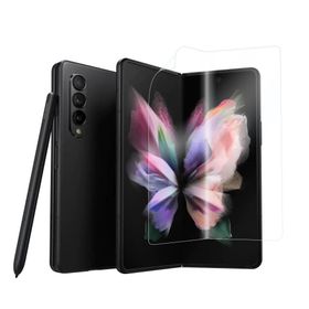 Kilifplus Galaxy Z Fold 3 Zore Hizalama Aparatlı S-Fit Body Şeffaf Ekran Koruyucu