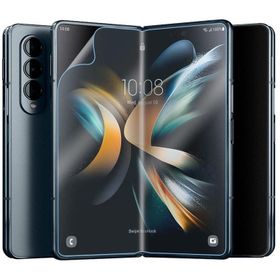 Kilifplus Galaxy Z Fold 4 Zore Hizalama Aparatlı S-Fit Body Şeffaf Ekran Koruyucu
