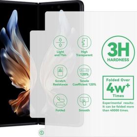 Kilifplus Galaxy Z Fold 4 Zore Hizalama Aparatlı S-Fit Body Şeffaf Ekran Koruyucu