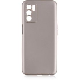 Kilifplus Oppo A16 Gold İnce Mat Esnek Silikon Kılıf