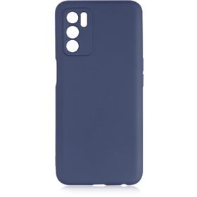 Kilifplus Oppo A16 Lacivert İnce Mat Esnek Silikon Kılıf