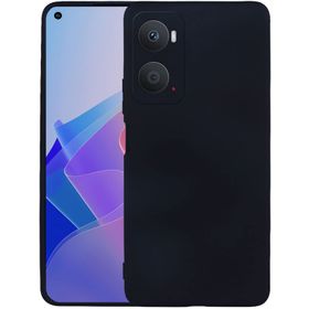 Kilifplus Oppo A96 4G Siyah İnce Mat Esnek Silikon Kılıf