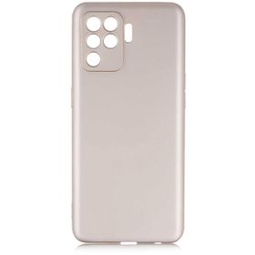 Kilifplus Oppo Reno 5 Lite İnce Mat Esnek Silikon Rose Gold Kılıf