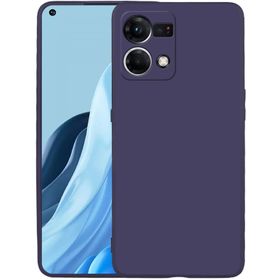 Kilifplus Oppo Reno 7 İnce Mat Esnek Silikon Lacivert Kılıf